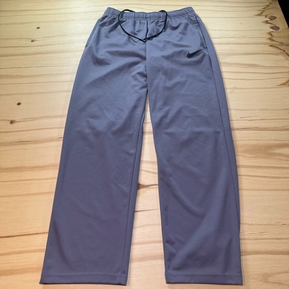 Nike Dri-FIT Pants Mens Large Gray Lightweight Athletic Elastic Waist Sweatpants